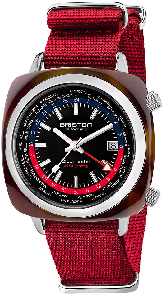 Briston Watch Clubmaster Traveler Worldtime GMT Limited Edition 20842.SA.TW.P.NR Image 1