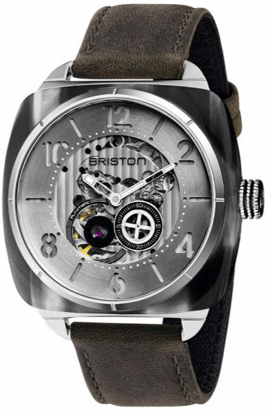 Briston Watch Streamliner Skeleton Grey Acetate 201042.SA.G.2.B Image 1
