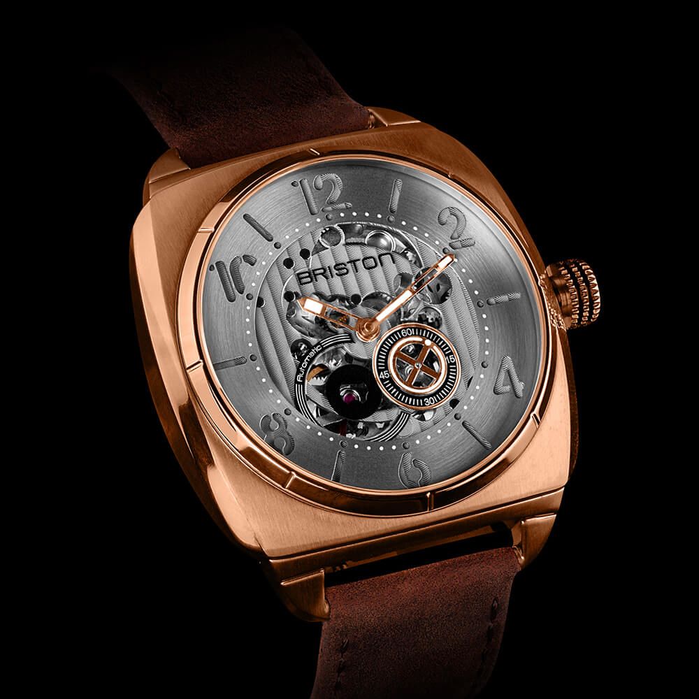 Briston Watch Streamliner Skeleton Rose Gold IP 201042.SPRG.SK.2.C Image 2