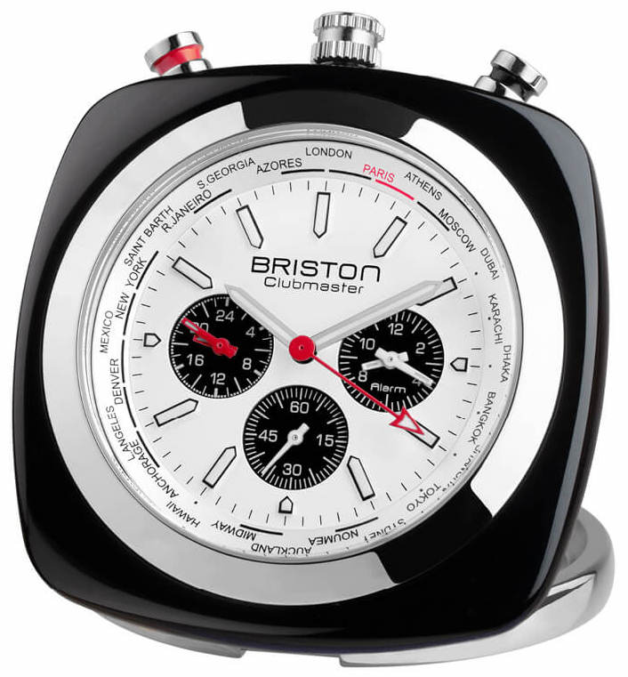 Briston Watch Travel Clock Clubmaster Acetate White 211250.SA.B.2 Image 1