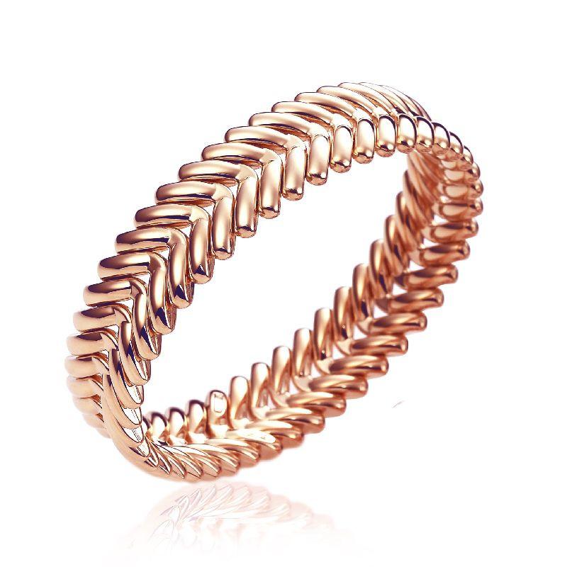 Chimento Armillas 18ct Rose Gold Wide Arrow Head Bangle 1B01766ZZ6180 Image 1