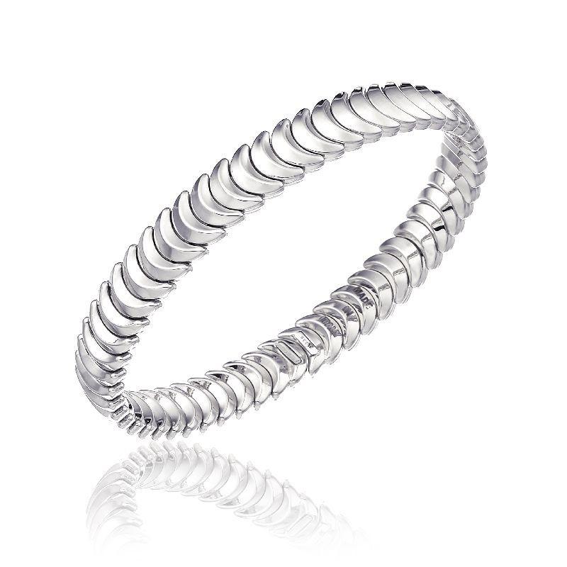 Chimento Armillas 18ct White Gold Crescent Moon Bangle 1B01761ZZ5180 Image 1