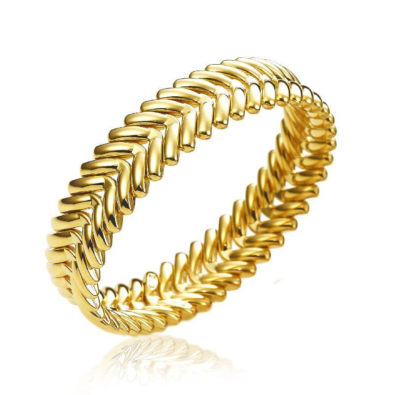 Chimento Armillas 18ct Yellow Gold Wide Arrow Head Bangle 1B01766ZZ1180 Image 1
