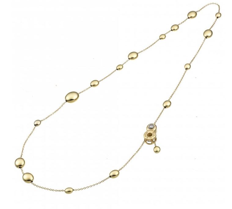 Chimento Armillas Acqua 18ct Yellow Gold 0.03ct Diamond Necklace 1G01465ZB1420 Image 1