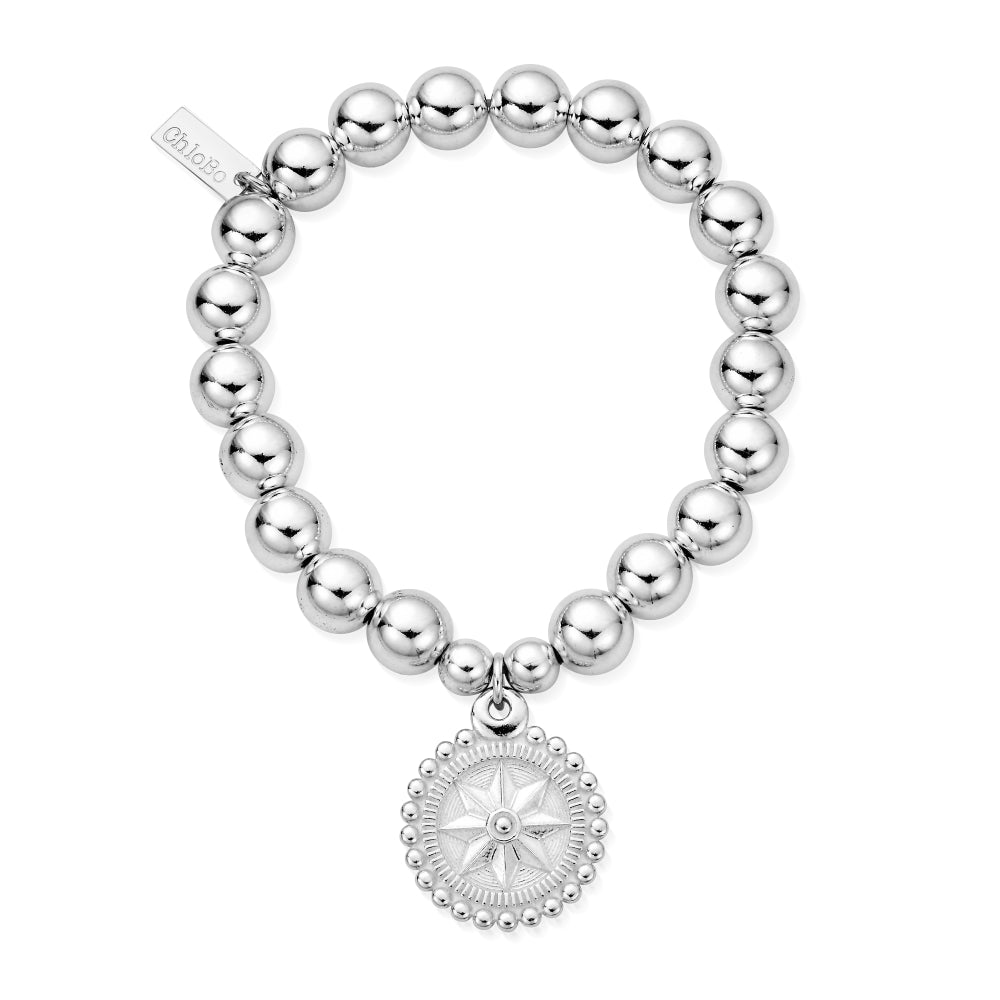 Chlobo Boho Luxe Medium Ball Bobble Compas Bracelet CBO-617 Image 1