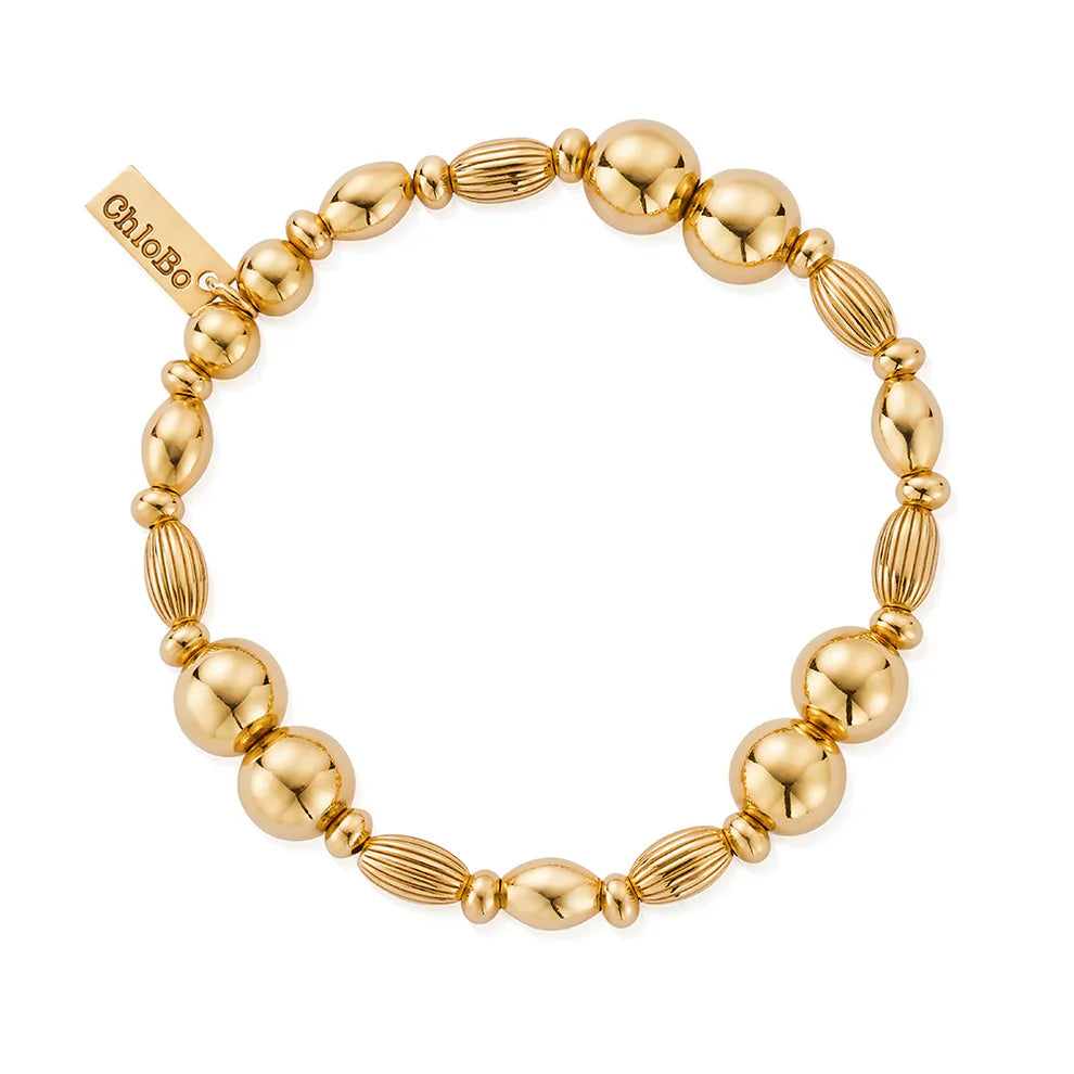 Chlobo Gold Plated Be Courageous Bracelet CBO-673 Image 1
