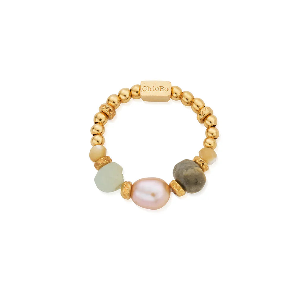 ChloBo Gold Plated Calming Waters Ring CBO-747/L Image 1