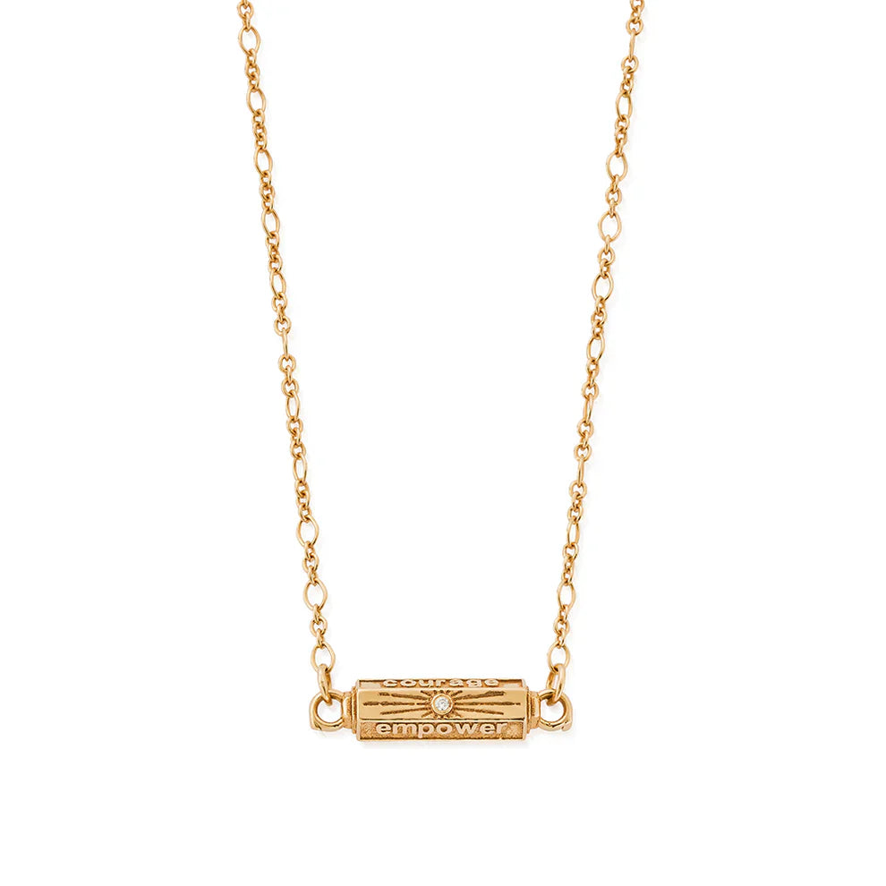 Chlobo Gold Plated Stellar Fortune Necklace CBO-676 Image 1