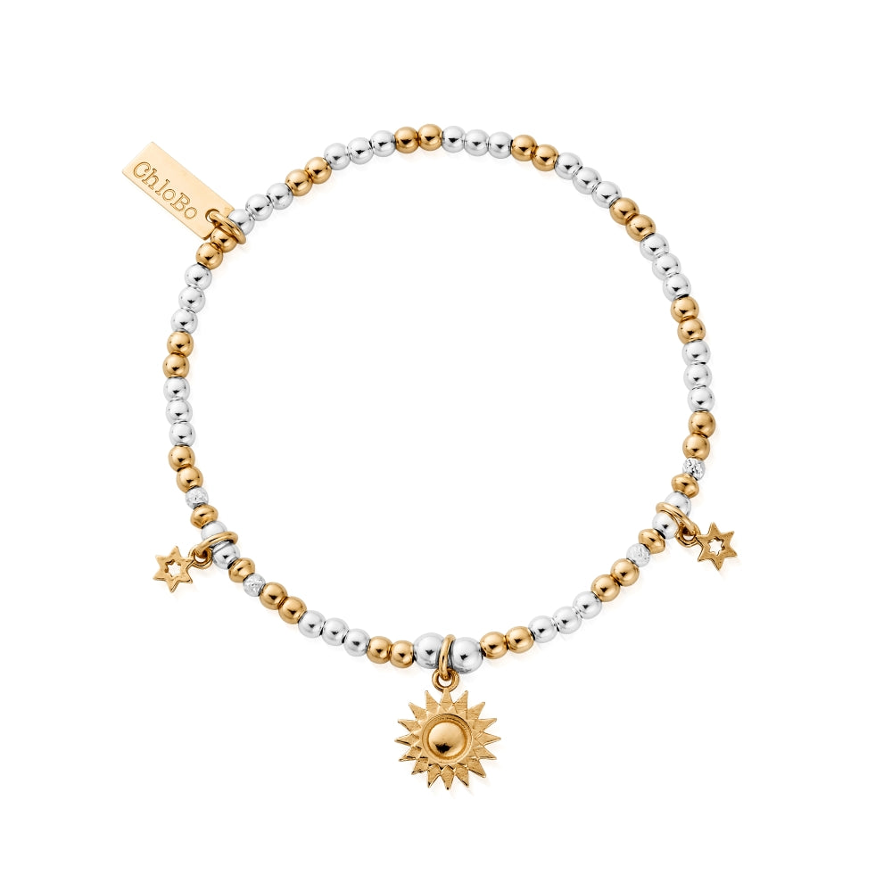 Chlobo Mixed Metal Gold Plated and Silver Everyday Skies Bracelet CBO-635 Image 1