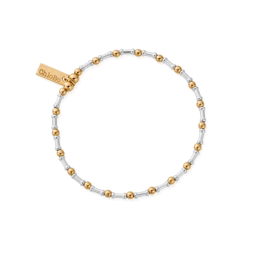 Chlobo Mixed Metal Gold Plated and Silver Plated Rhythm of Water Bracelet CBO-623 Image 1