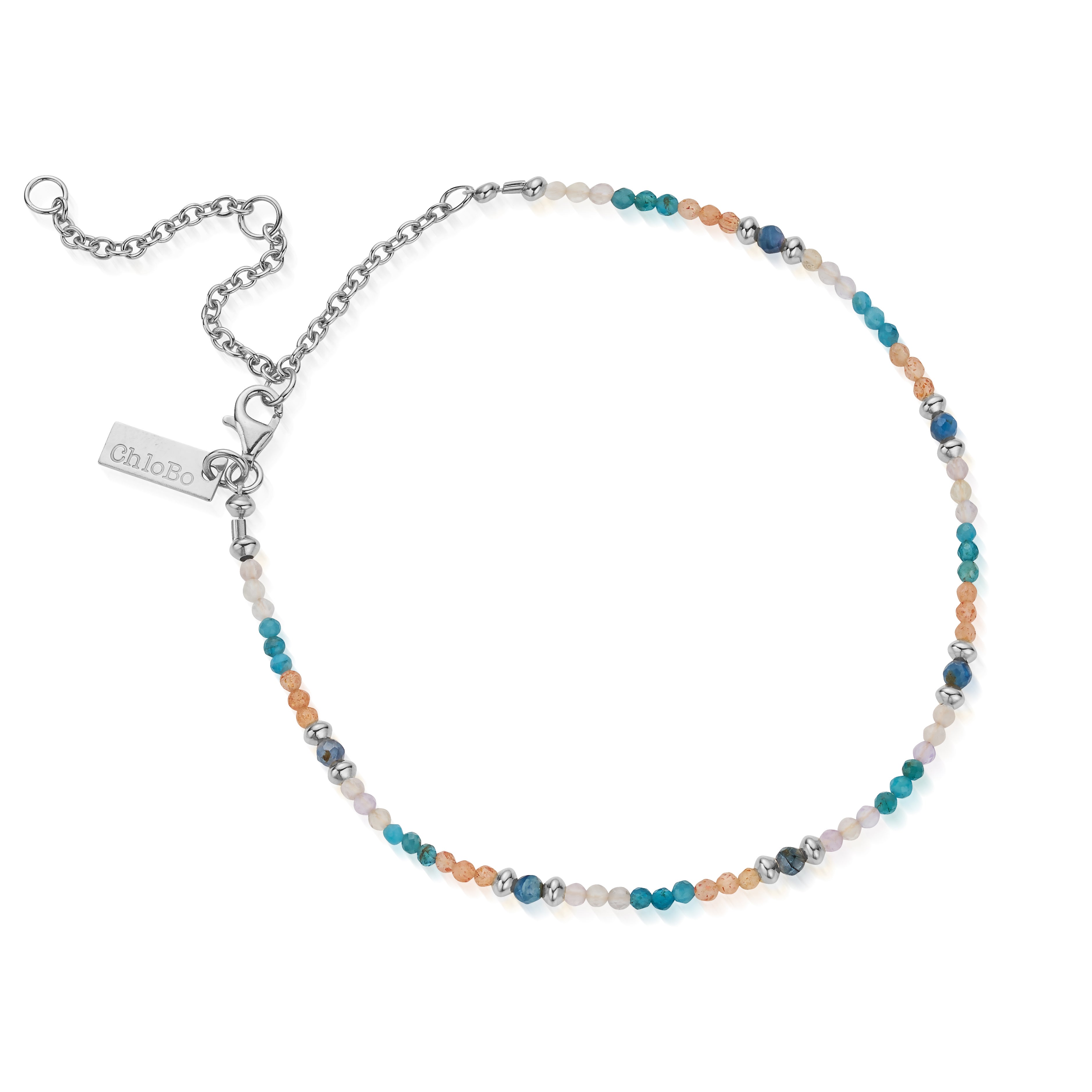 ChloBo Sterling Silver Blissful Freedom Anklet CBO-497 Image 1