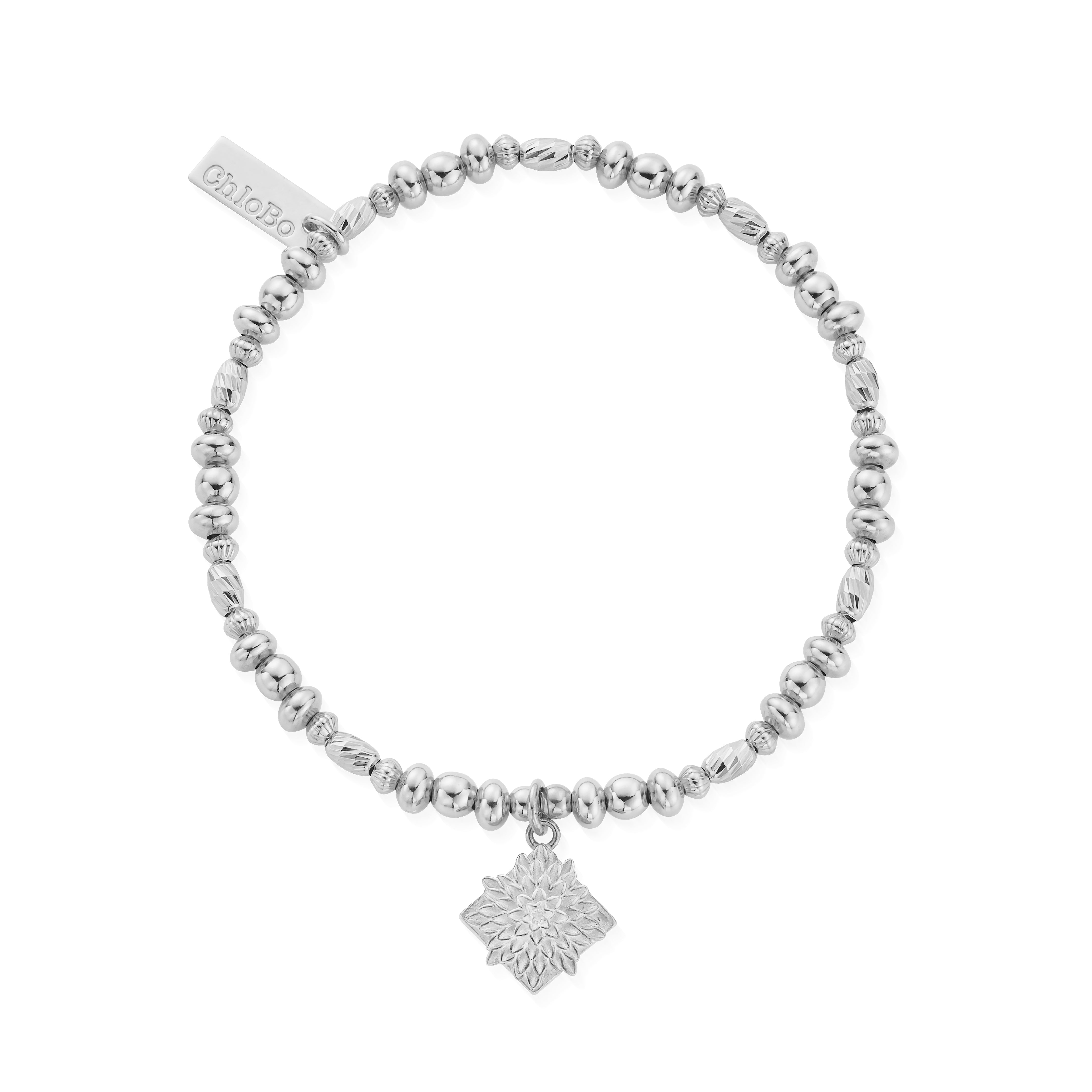 ChloBo Sterling Silver Botanical Beauty Bracelet CBO-471 Image 1