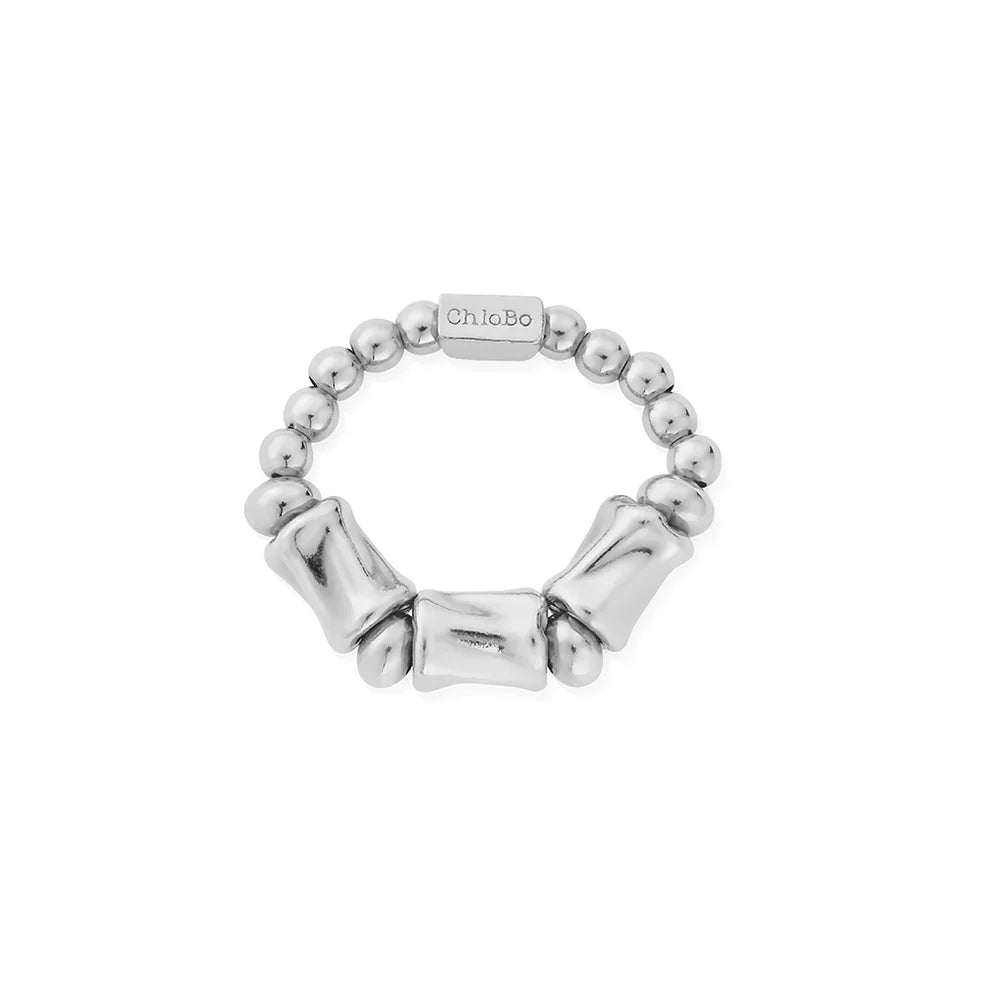 Chlobo Sterling Silver Chunky Twist Ring CBO-686/L Image 1