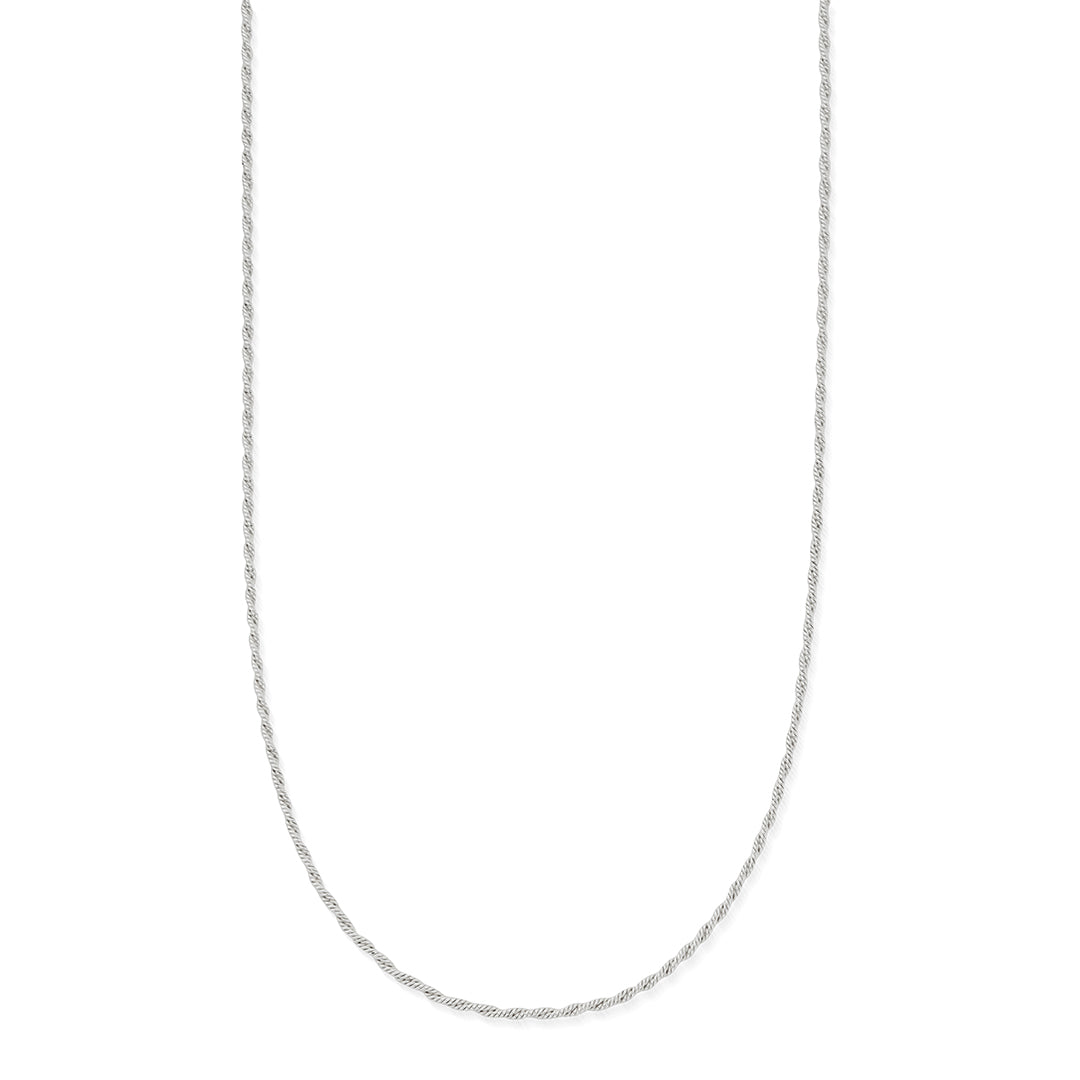 ChloBo Sterling Silver Dainty Rope Chain Necklace CBO-137 Image 1
