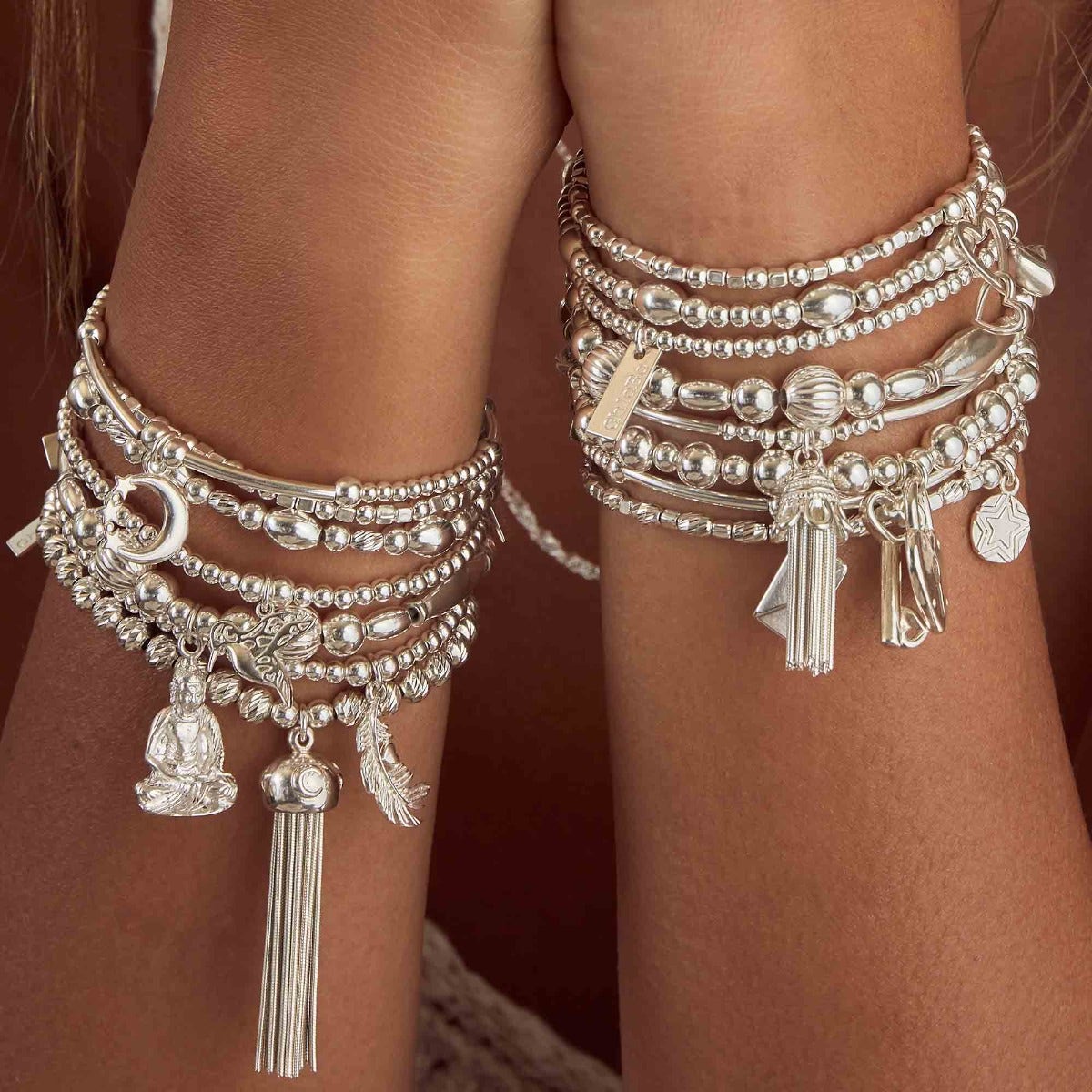 ChloBo Sterling Silver Didi Tassel Bracelet CBO-227 Image 3