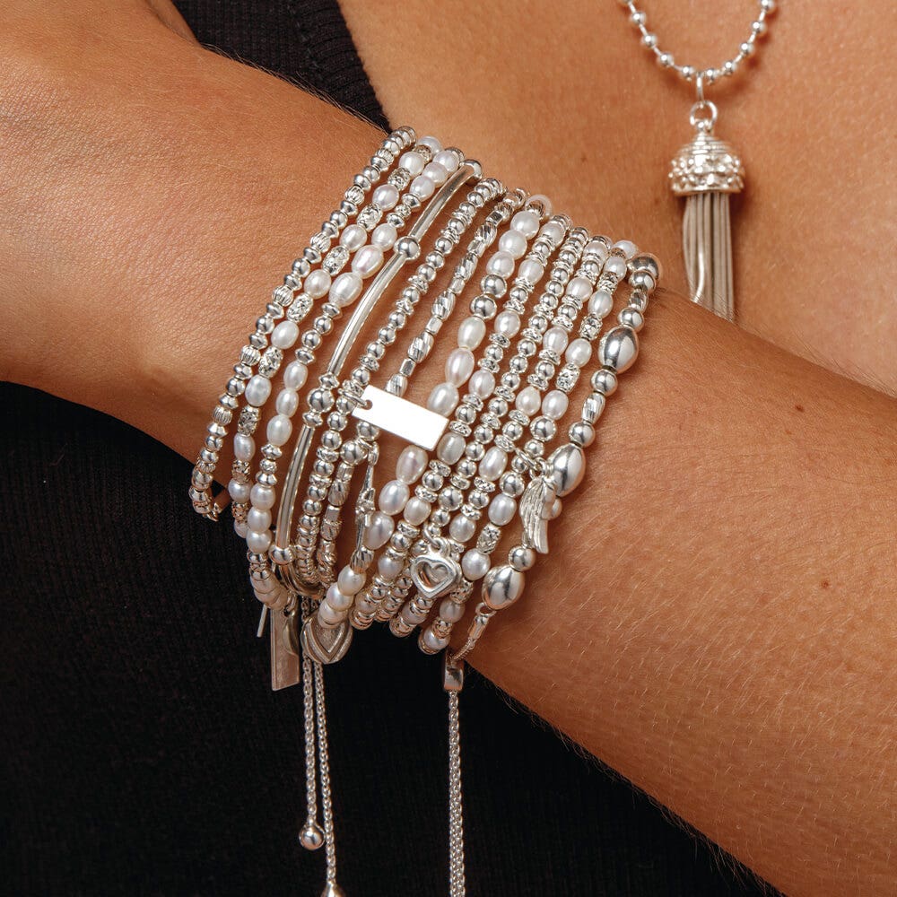 ChloBo Sterling Silver Forever Love Set of 2 Bracelets CBO-245 Image 2