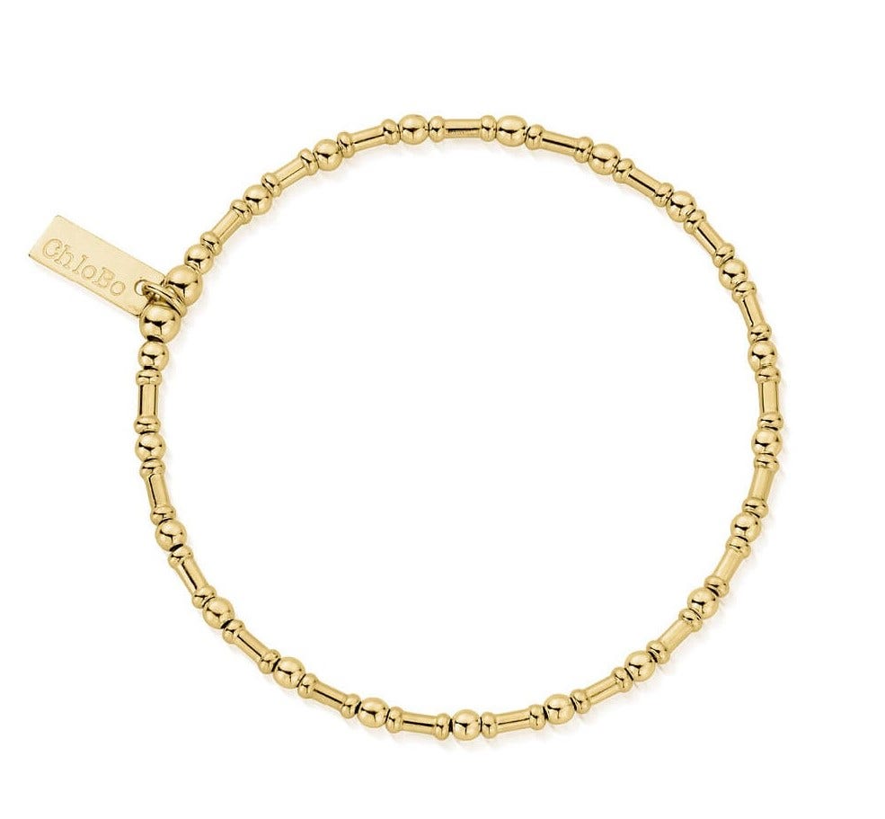 ChloBo Sterling Silver Gold Plated Rhythm Of Water Bracelet CBO-175 Image 1