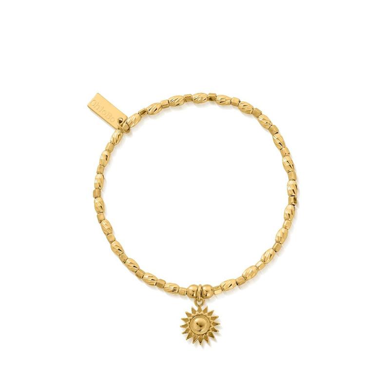 ChloBo Sterling Silver Gold Plated Soul Glow Sunshine Bracelet CBO-017 Image 1