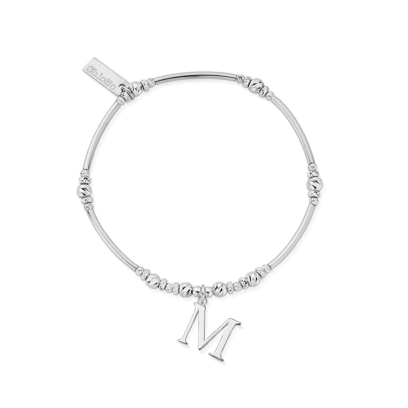 ChloBo Sterling Silver Initial Bracelet M CBO-316 Image 1
