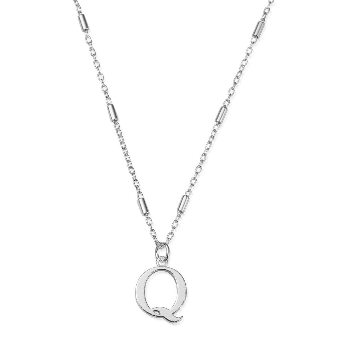 ChloBo Sterling Silver Initial Necklace Q CBO-268 Image 1
