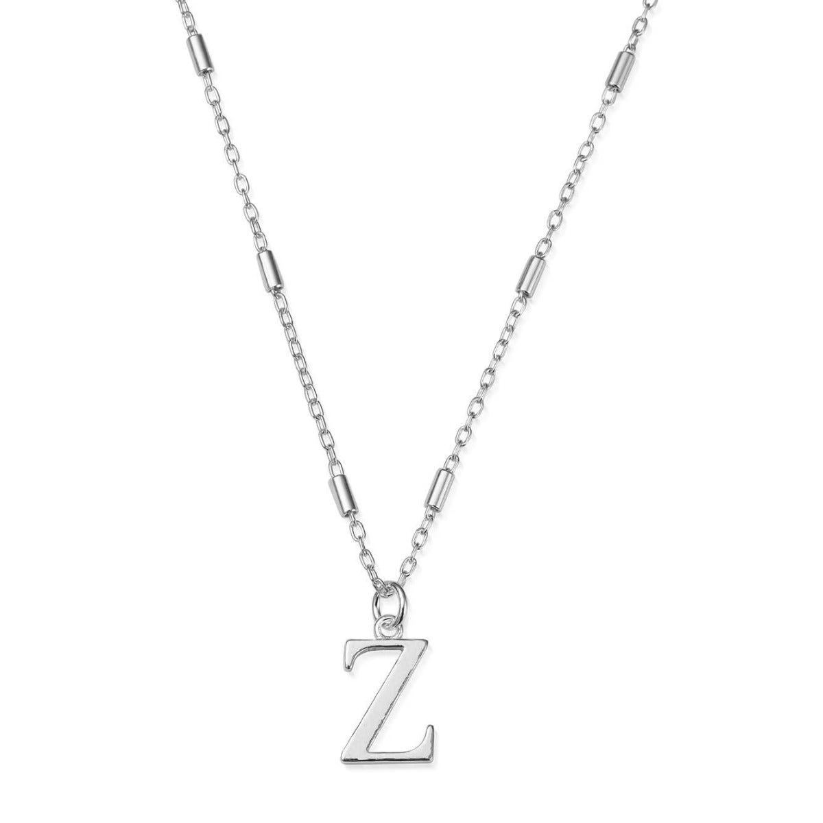 ChloBo Sterling Silver Initial Necklace Z CBO-277 Image 1