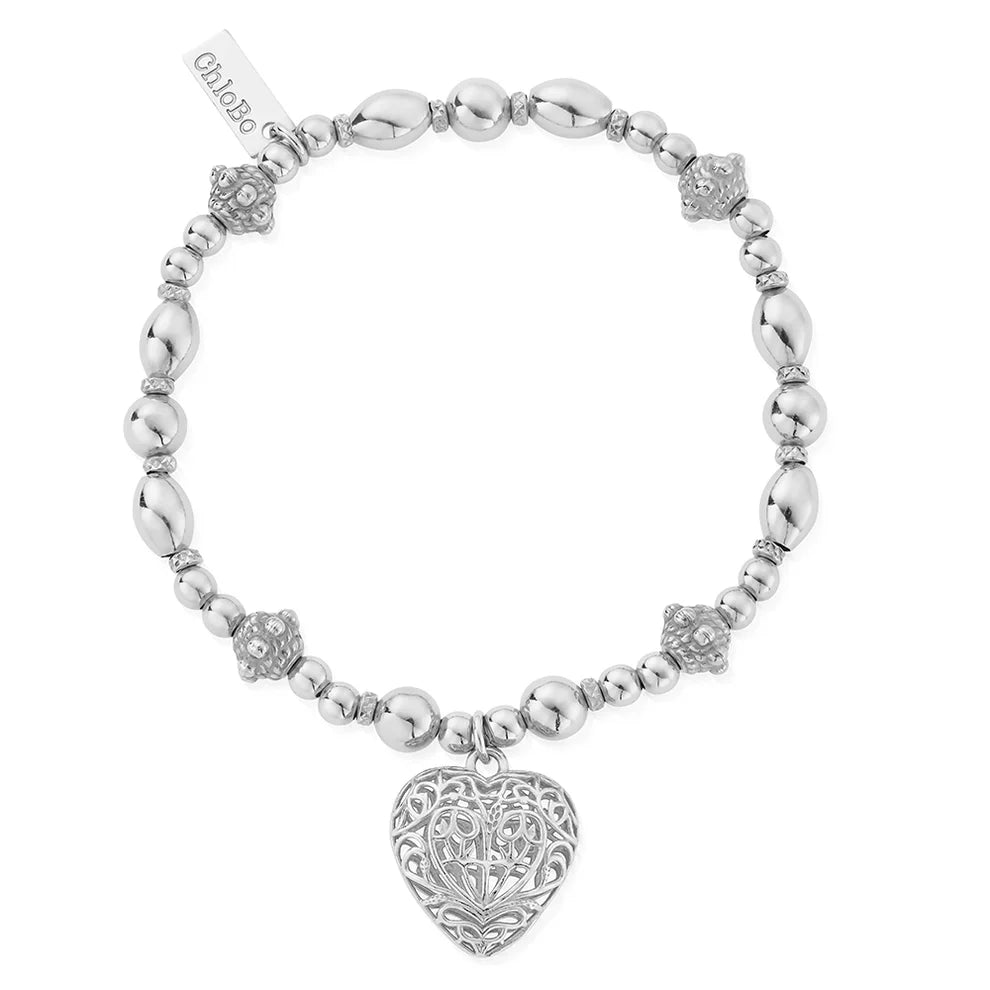 Chlobo Sterling Silver Inner Glow Bracelet CBO-644 Image 1