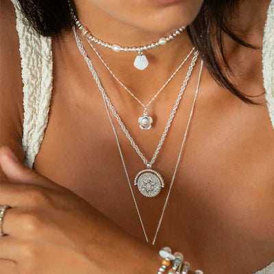 ChloBo Sterling Silver Renewal Spinner Necklace CBO-724 Image 2