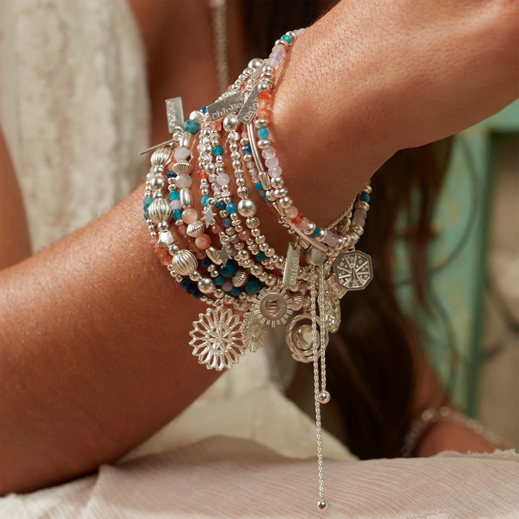 ChloBo Sterling Silver Rising Love Bracelet CBO-485 Image 3