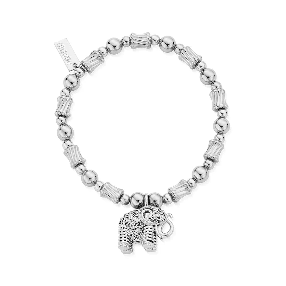 ChloBo Sterling Silver Sacred Elephant Bracelet CBO-720 Image 1