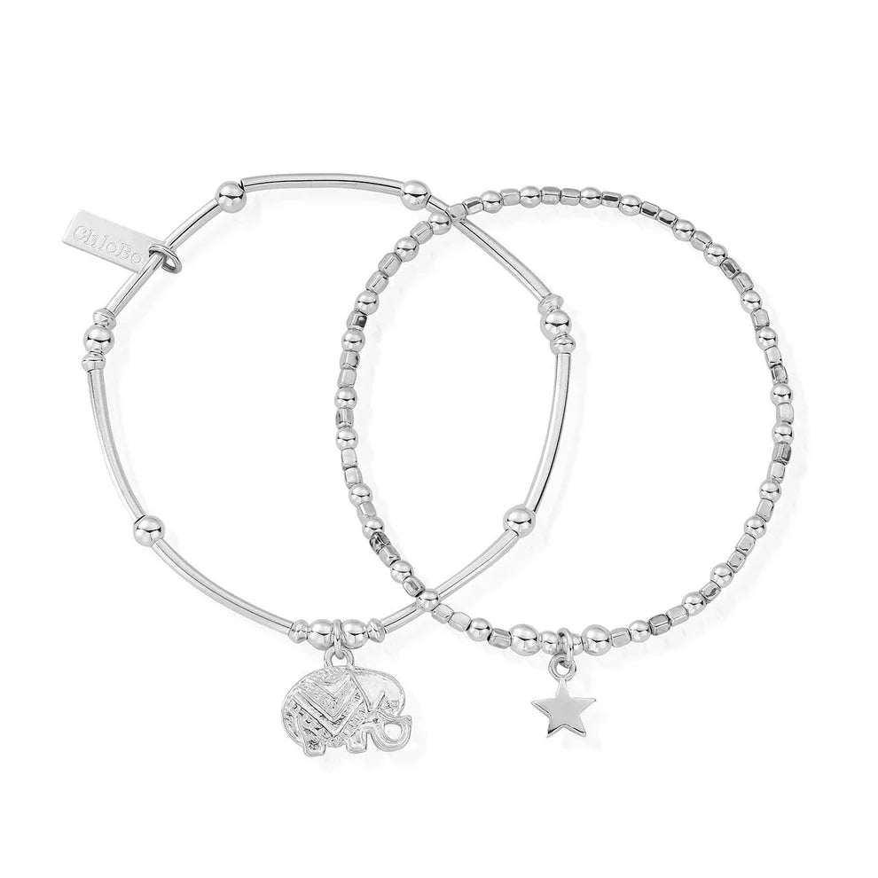 ChloBo Sterling Silver Set of 2 Bracelects CBO-705 Image 1