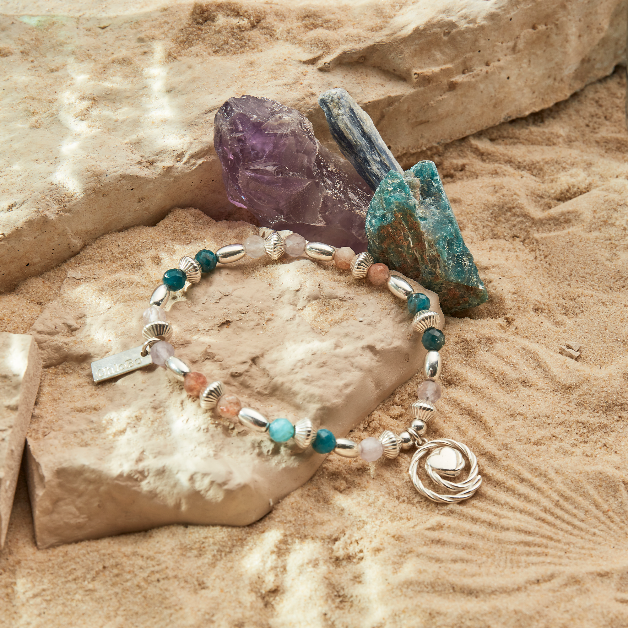 ChloBo Sterling Silver Spiritual Love Bracelet CBO-483 Image 2