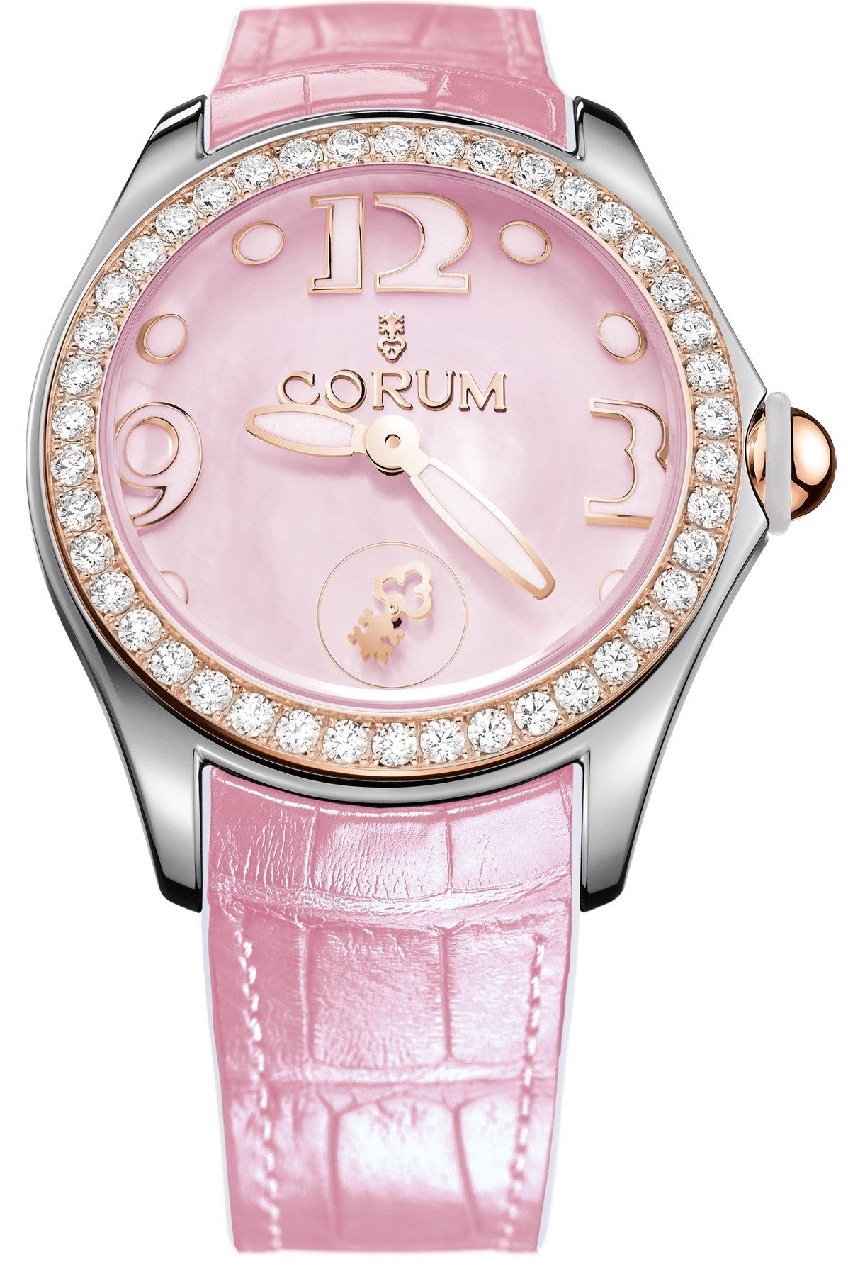 Corum Watch Bubble Mother of Pearl Ladies Pink Diamond L295/03051 Image 1