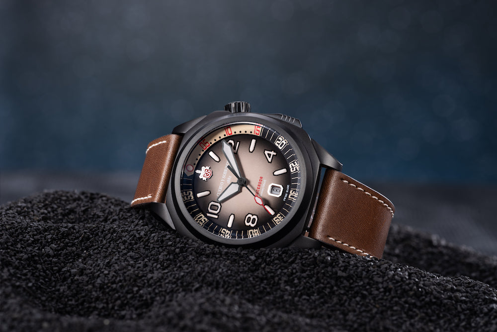 Cuervo y Sobrinos Buceador Caribe Divers Black Coral Watch 2860.3N Image 8