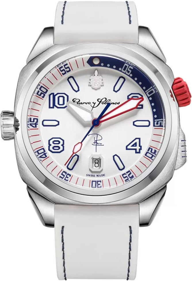 Cuervo y Sobrinos Buceador Caribe Pipin Watch 2860.1PP Image 1