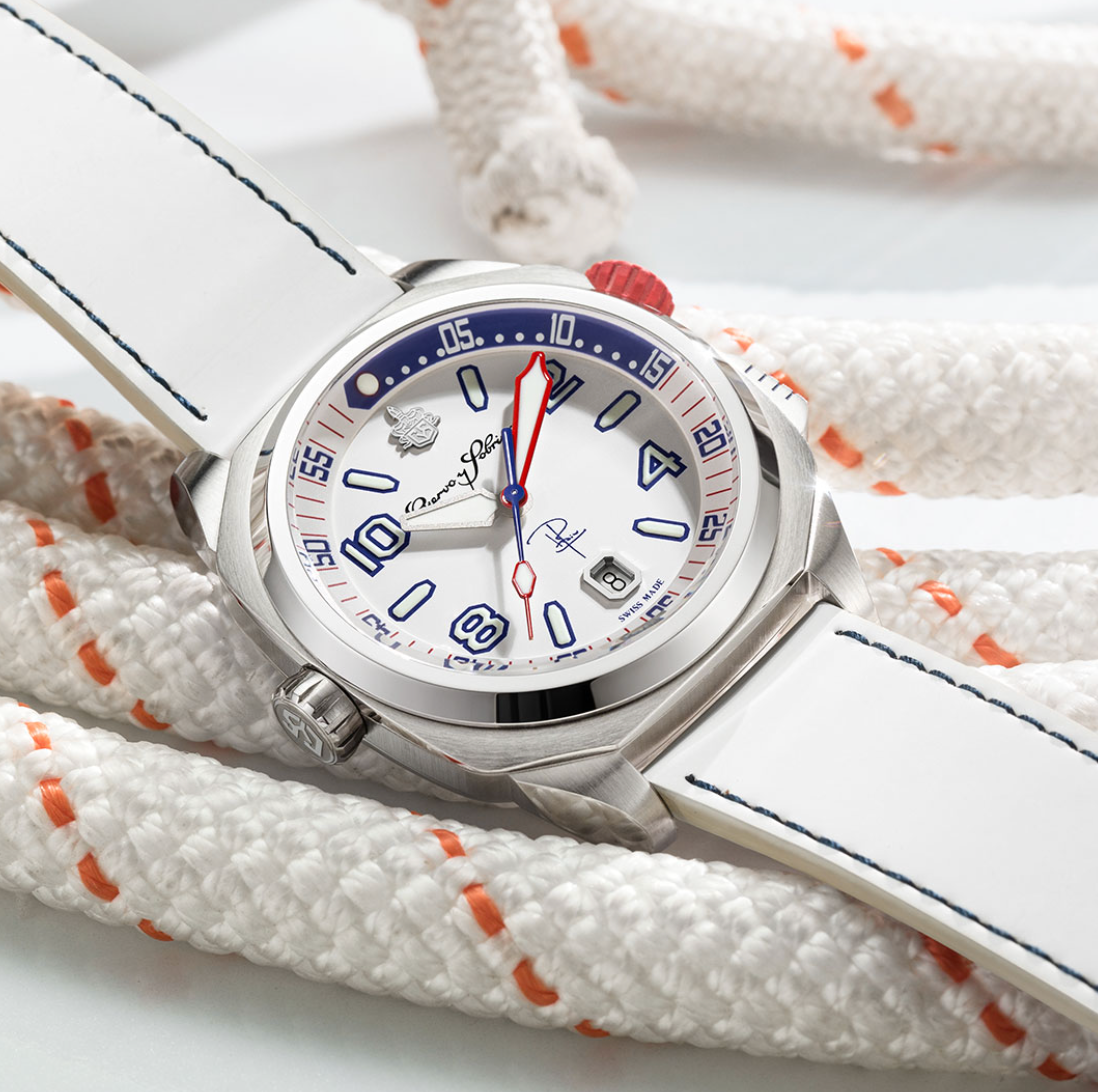 Cuervo y Sobrinos Buceador Caribe Pipin Watch 2860.1PP Image 4