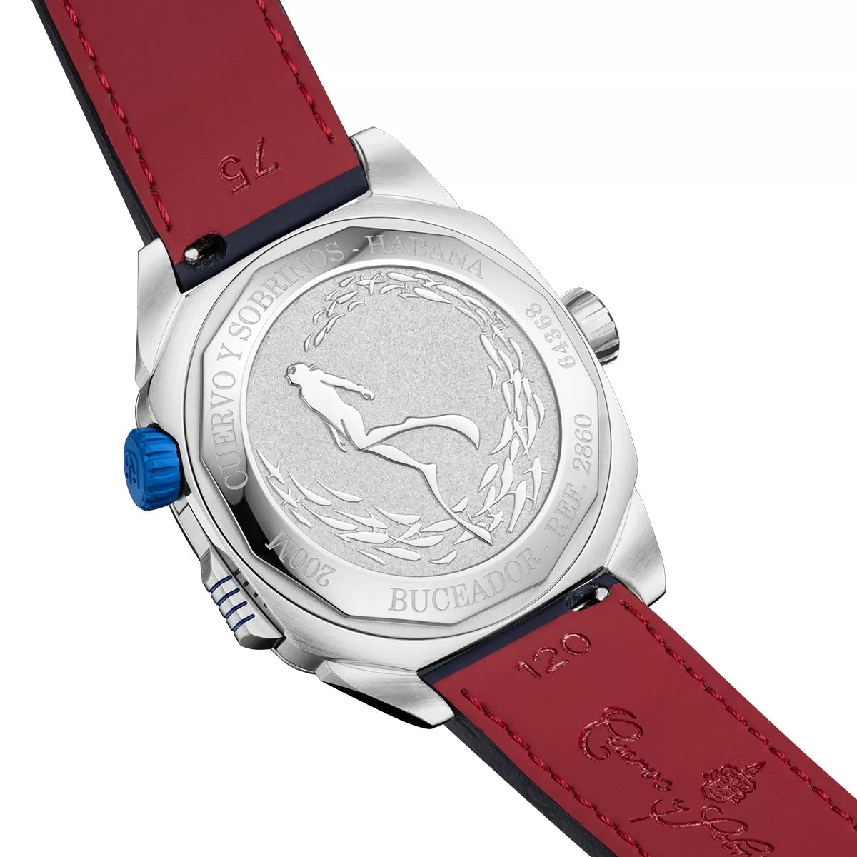 Cuervo y Sobrinos Buceador Caribe Watch 2860.1BL Image 4