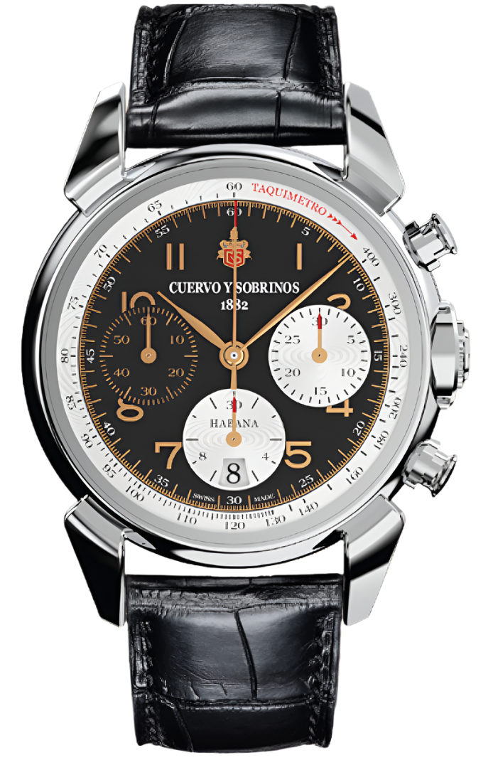 Cuervo y Sobrinos Chronograph Heritage Watch 3145.1HB Image 1