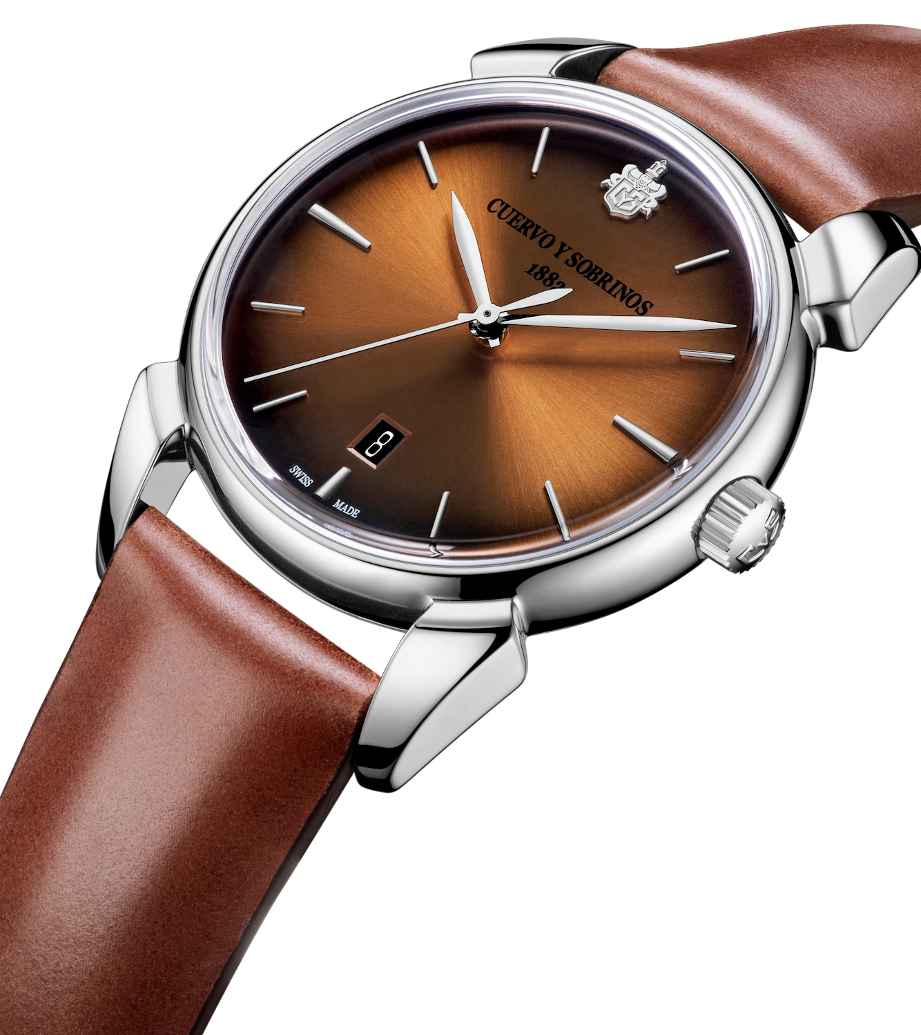 Cuervo y Sobrinos Historiador Asturias Brown Watch 3195.1AST Image 3