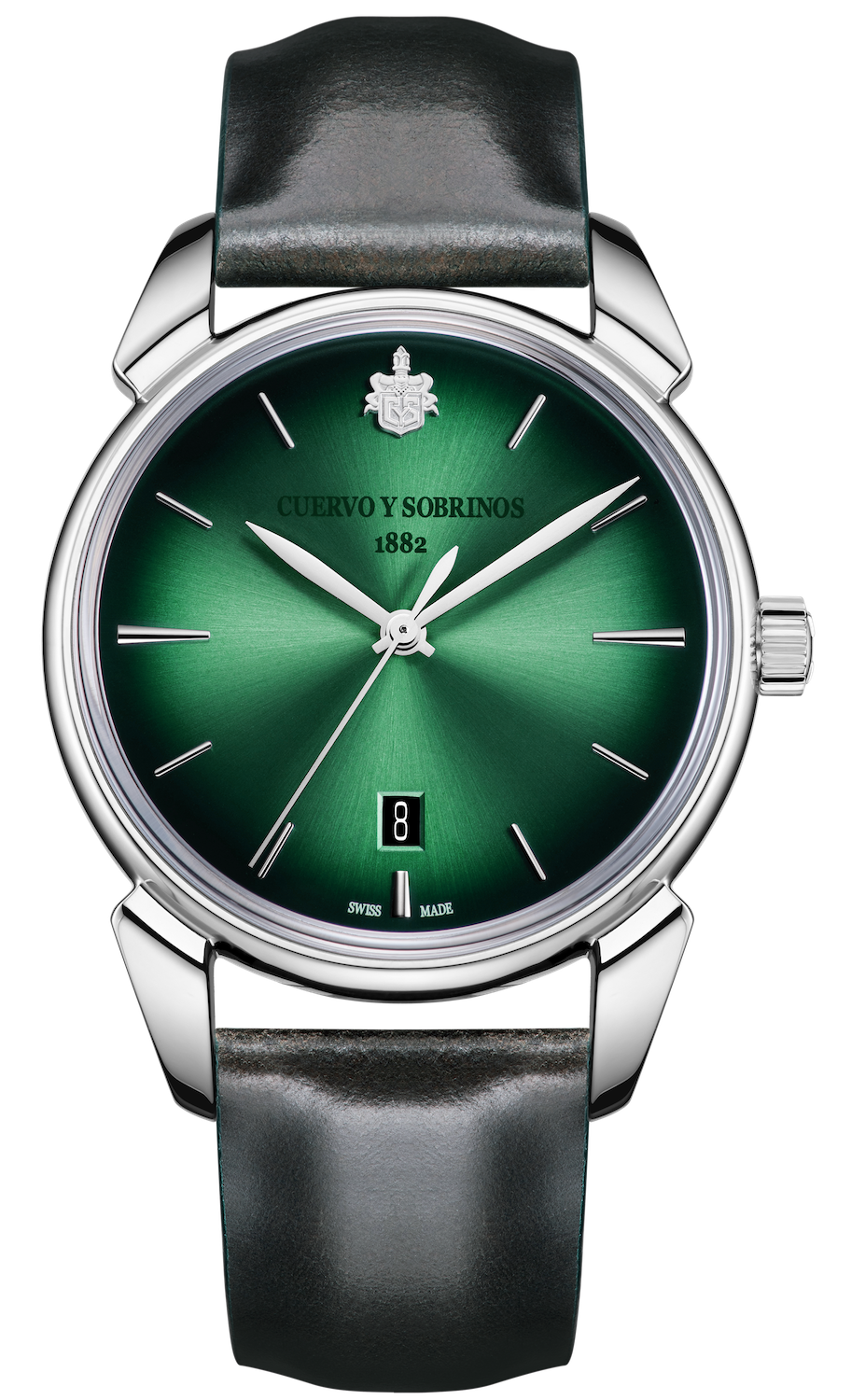Cuervo y Sobrinos Historiador Asturias Green Watch 3195.1ASV Image 1