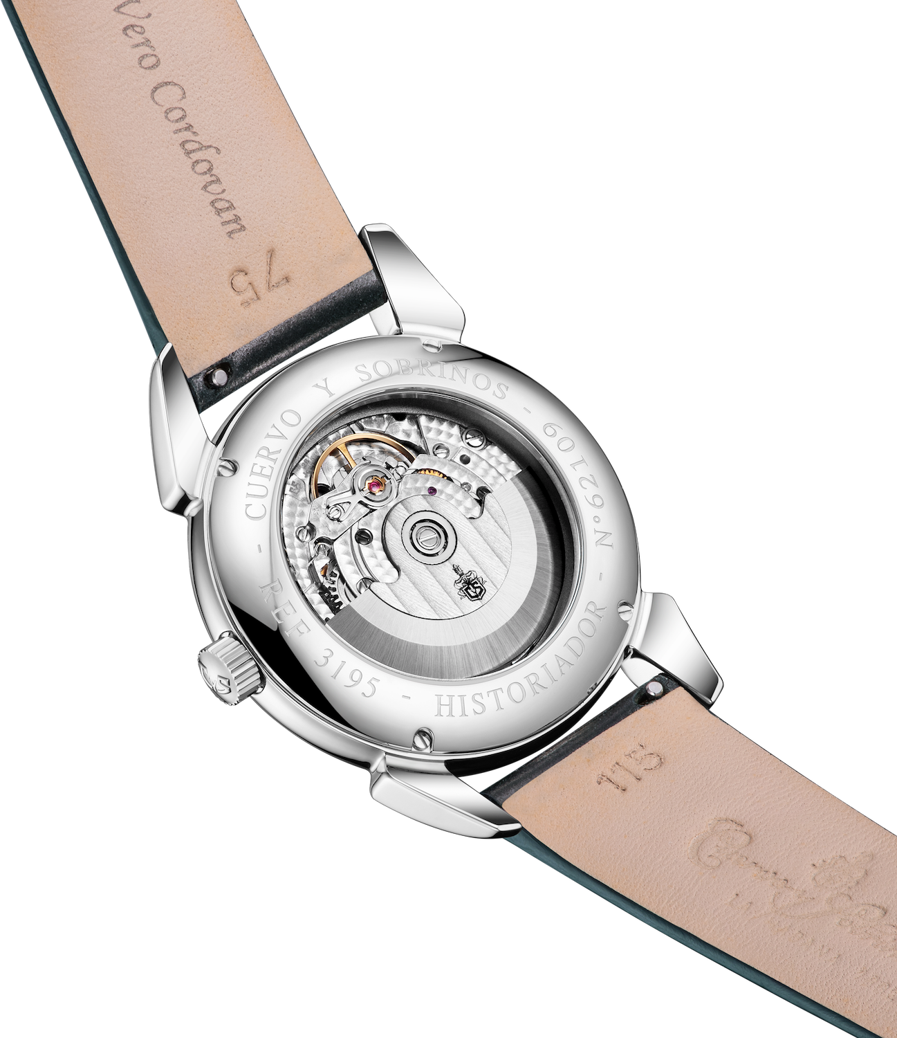 Cuervo y Sobrinos Historiador Asturias Green Watch 3195.1ASV Image 3
