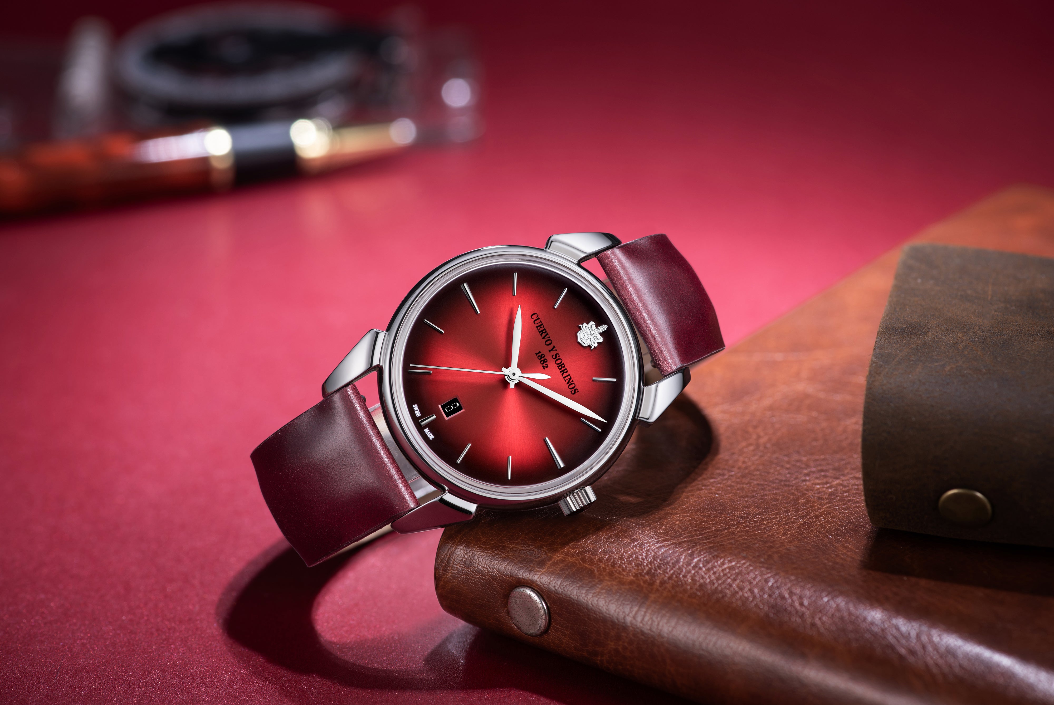 Cuervo y Sobrinos Historiador Asturias Red Watch 3195.1ASR Image 6