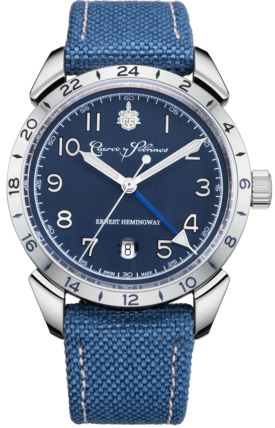 Cuervo y Sobrinos Historiador Hemingway The Fisherman Limited Edition Watch 3192B.1B Image 2