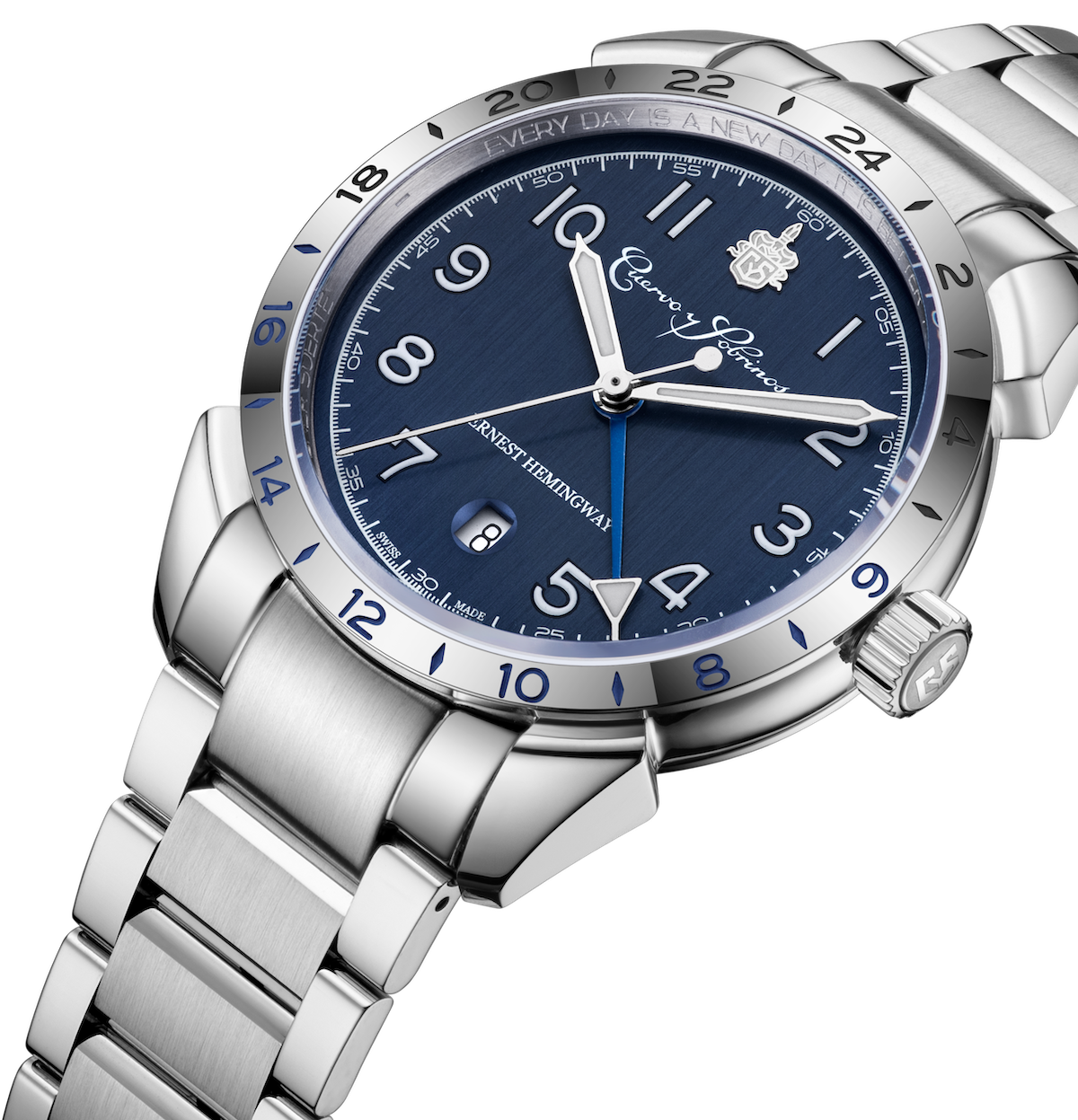 Cuervo y Sobrinos Historiador Hemingway The Fisherman Limited Edition Watch 3192B.1B Image 4