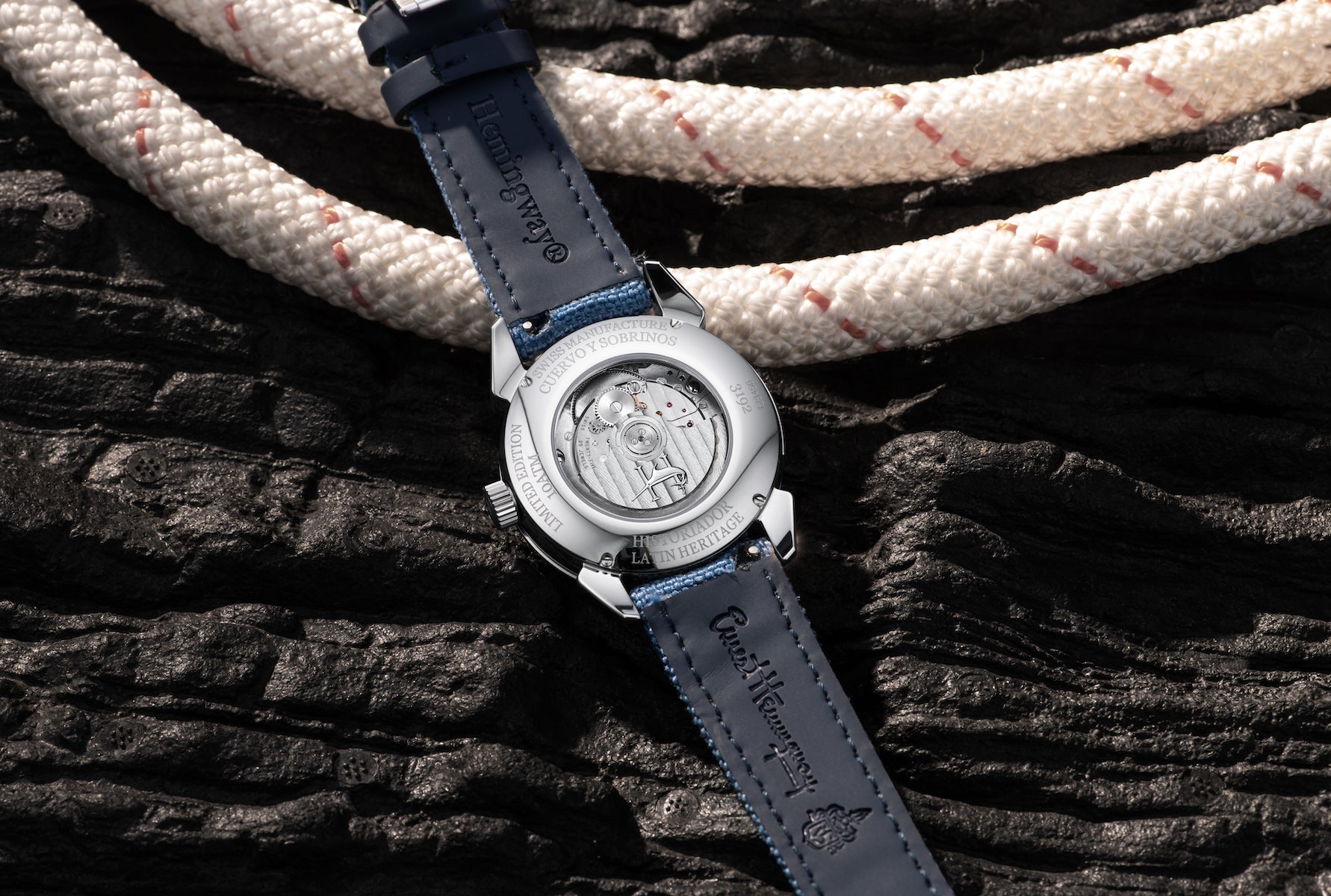 Cuervo y Sobrinos Historiador Hemingway The Fisherman Limited Edition Watch 3192B.1B Image 7