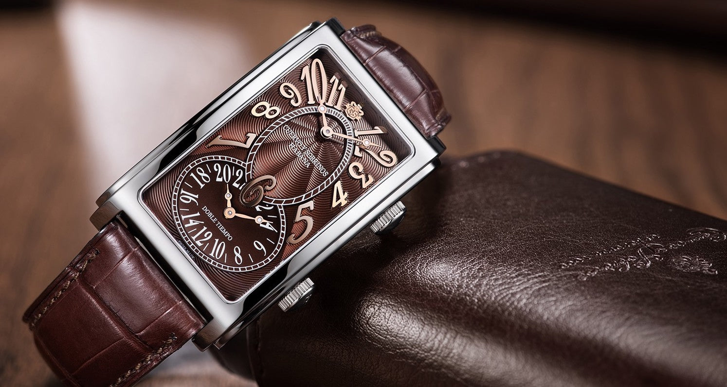Cuervo y Sobrinos Prominente Doble Tiempo Watch 1112.1TM Image 5