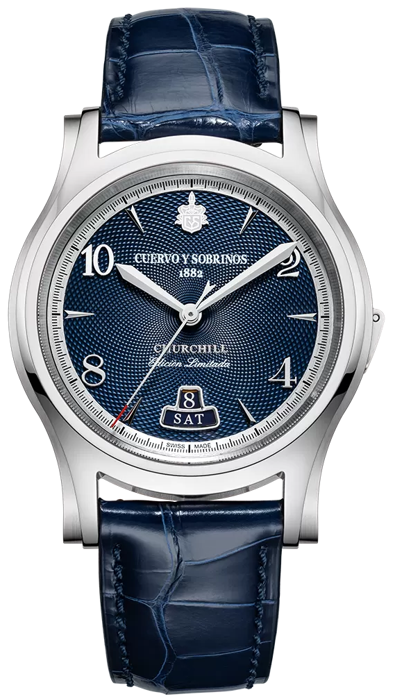 Cuervo y Sobrinos Robusto Churchill Sir Winston Limited Edition Watch 2810B.1SWB Image 2