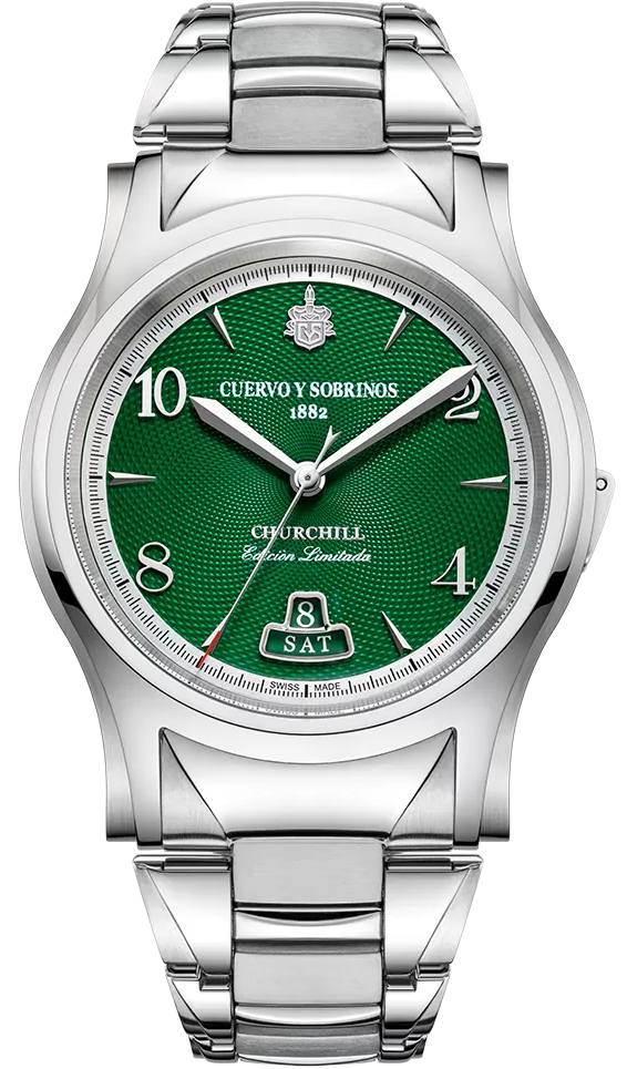 Cuervo y Sobrinos Robusto Churchill Sir Winston Limited Edition Watch 2810B.1SWG Image 1