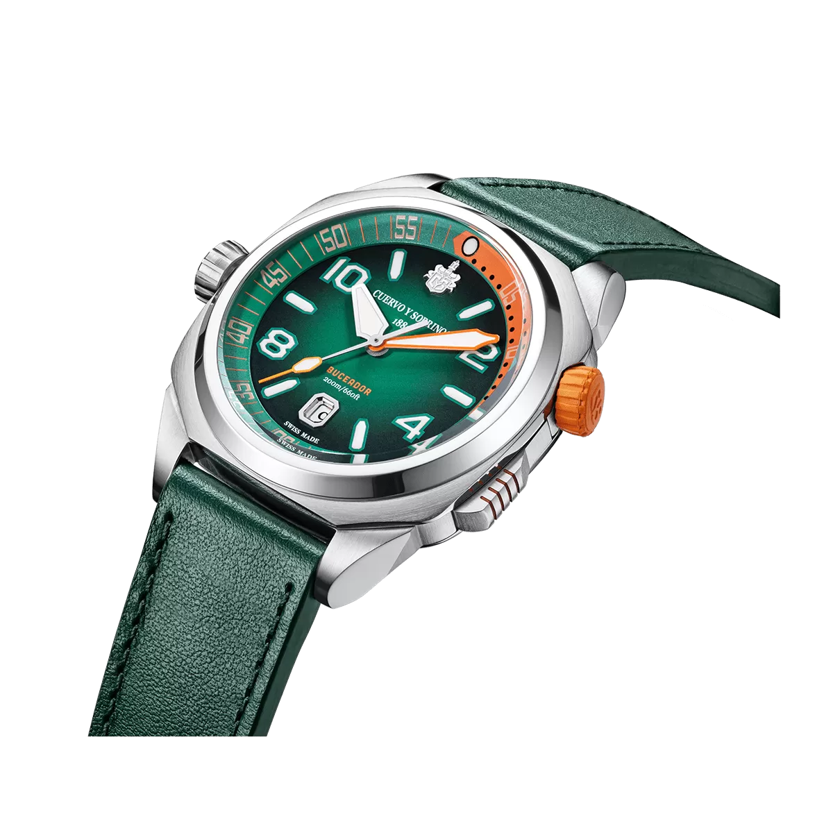 Cuervo y Sobrinos Watch Buceador Caribe Pipin Limited Edition 2860.1P Image 3