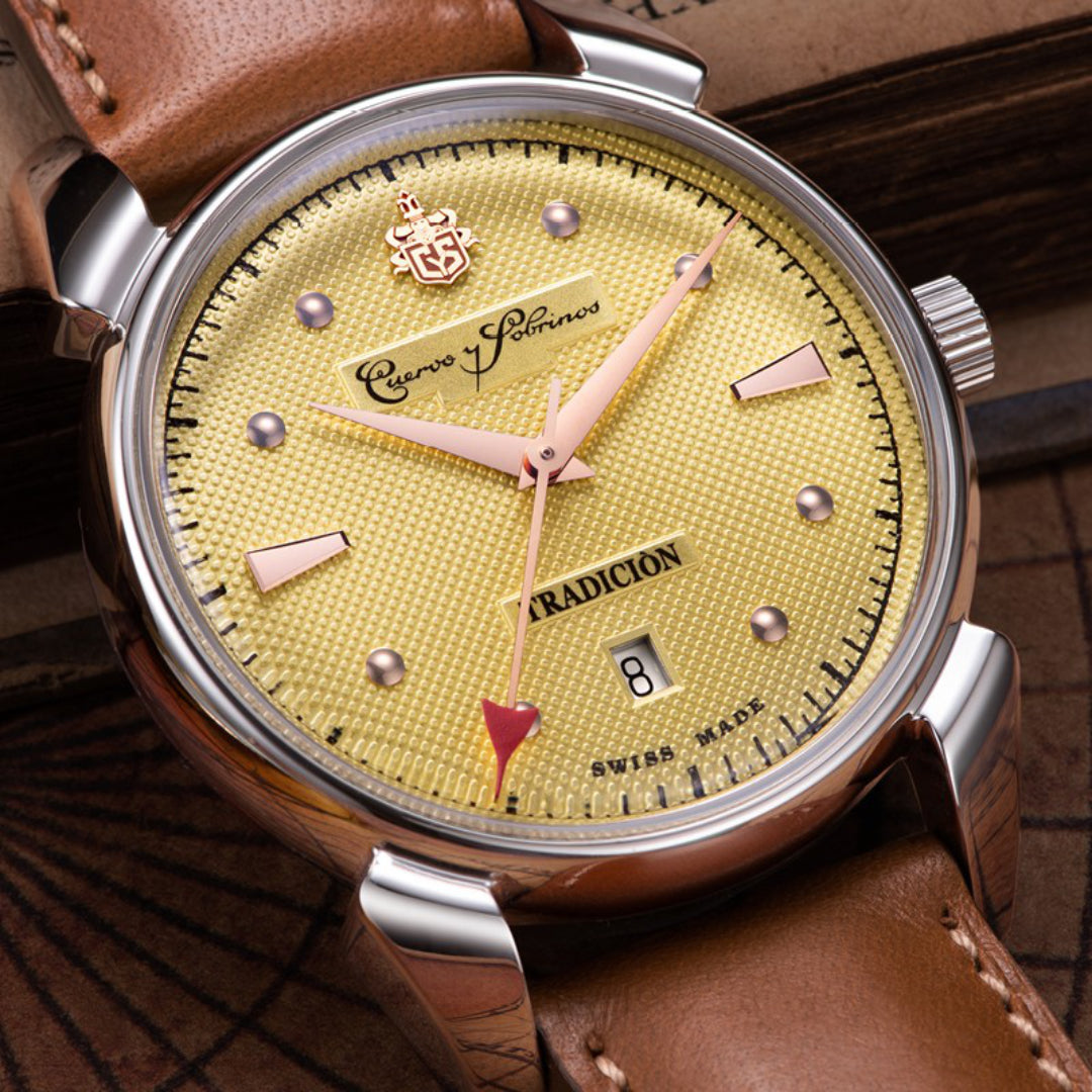 Cuervo y Sobrinos Watch Historiador Central Second Tradition 3195.1TR.C Image 2