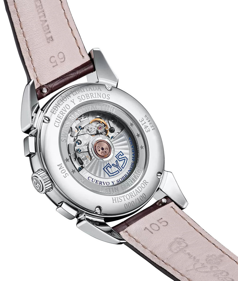 Cuervo y Sobrinos Watch Historiador Cronografo 1946 Limited Edition 3143.1S Image 2